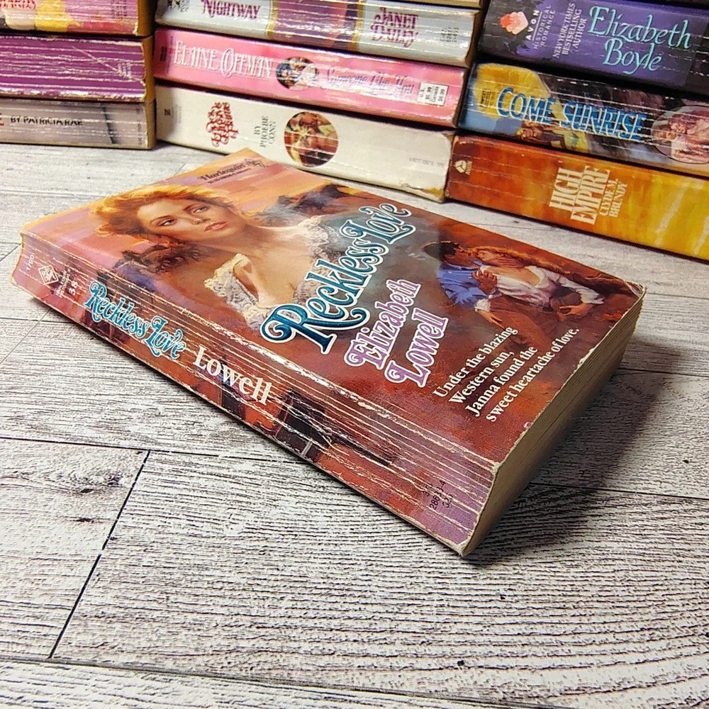 Reckless‎ Love Elizabeth Lowell Harlequin Historical Romance Paperback Book 1990